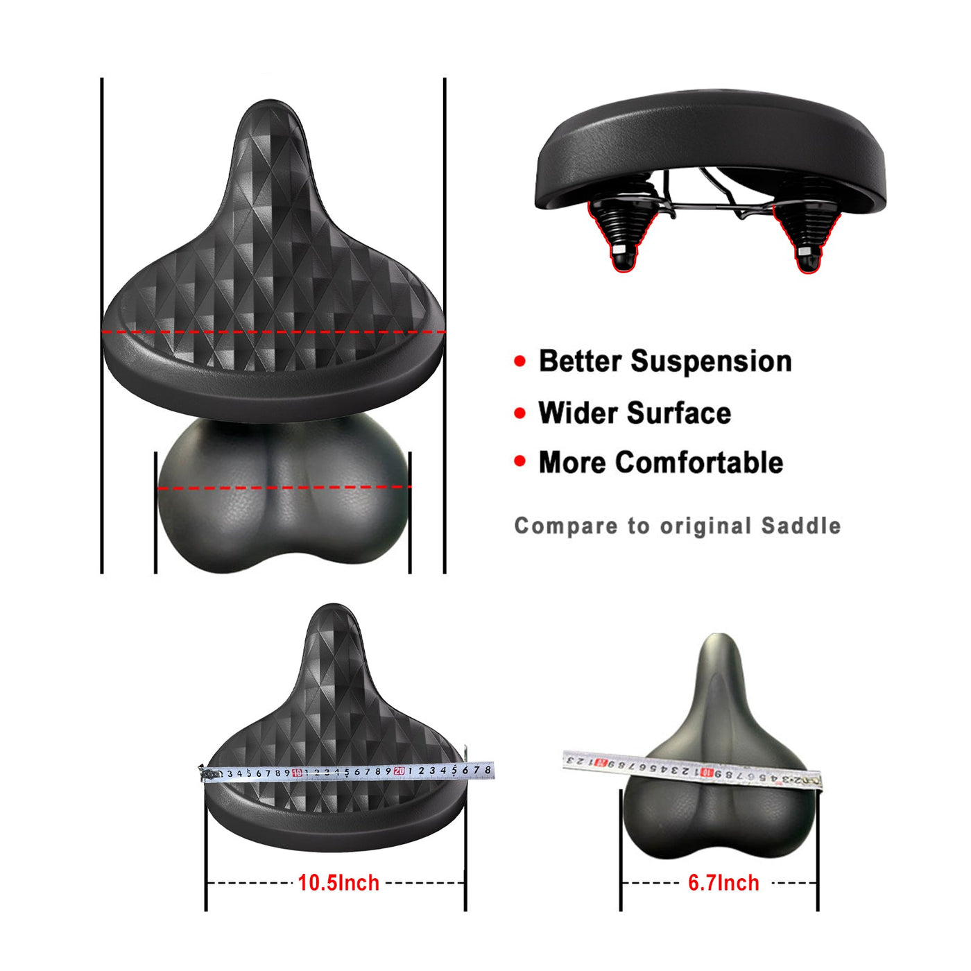 (Pre-order) Oversized Comfortable Saddle